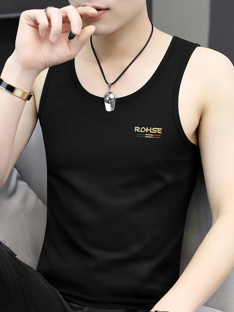 Modal Ice Silk Tank Top Men's Summer New round Ne Fitn Sports Svel T-irt Thin Breathable Knitted Youth...
Modal Ice Silk Tank Top Men's Summer New round Ne Fitn Sports Svel T-irt Thin Breathable Knitted Youth...
