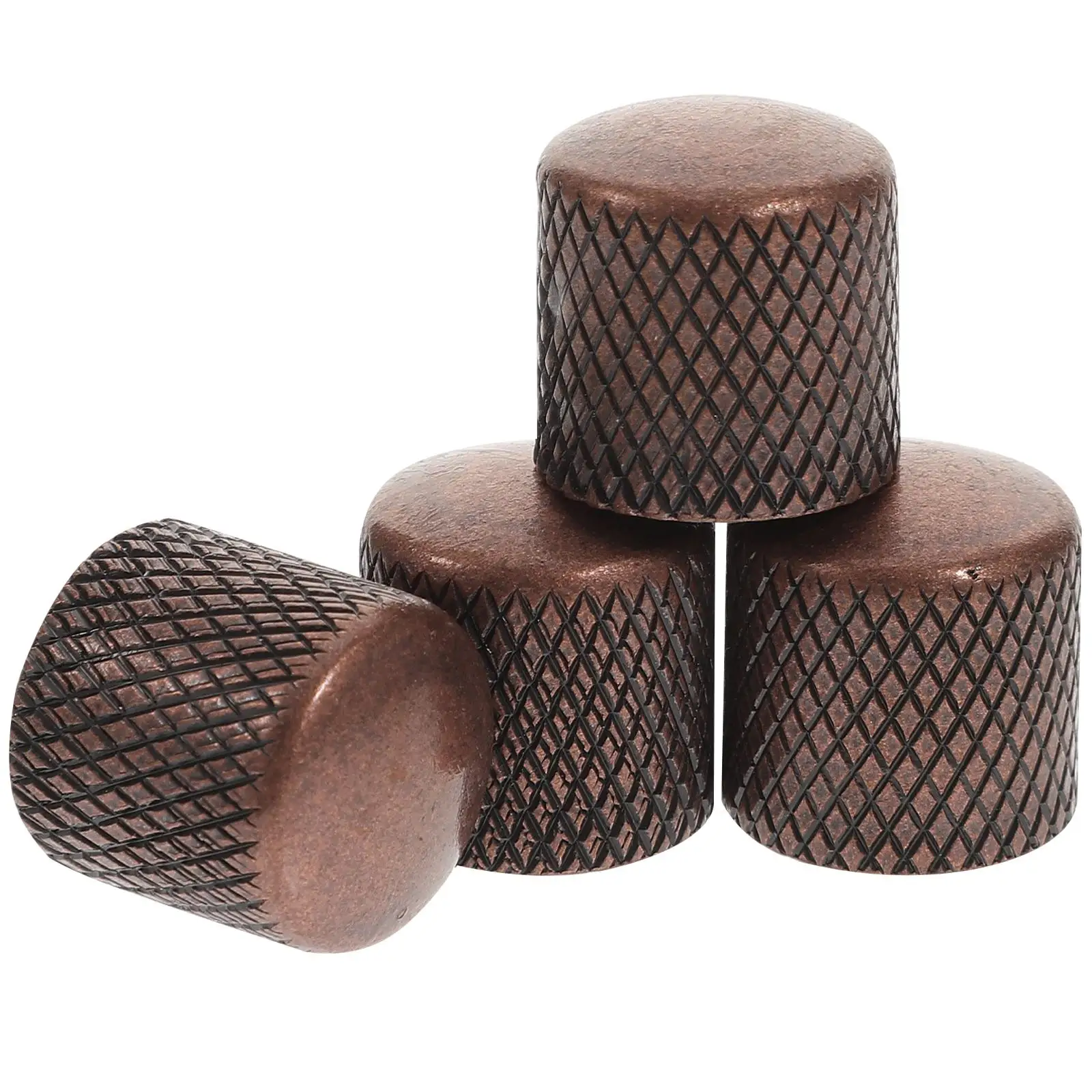 4Pcs Electric Guitar Knobs Metal Volume Tone Control Caps Compatible Bass Knob Potentiometer Amplifier Speaker Practical
4Pcs Electric Guitar Knobs Metal Volume Tone Control Caps Compatible Bass Knob Potentiometer Amplifier Speaker Practical