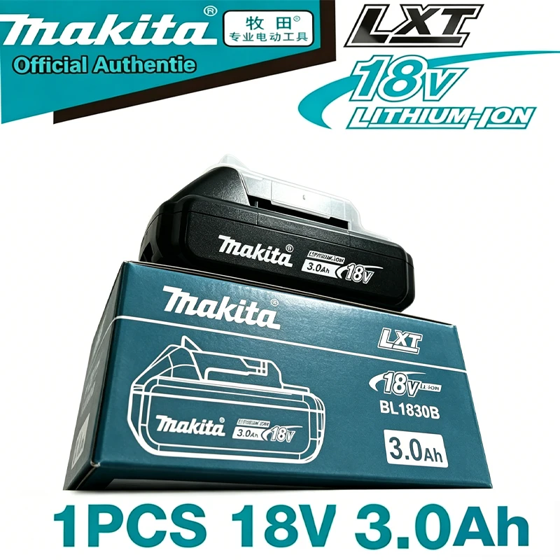 3000mAh Genuine Makita 18V 3.0Ah battery with charger set for Makita 18V power tool DDF487 DTW700 GBA404 DUC150Z DHR183Zh
3000mAh Genuine Makita 18V 3.0Ah battery with charger set for Makita 18V power tool DDF487 DTW700 GBA404 DUC150Z DHR183Zh