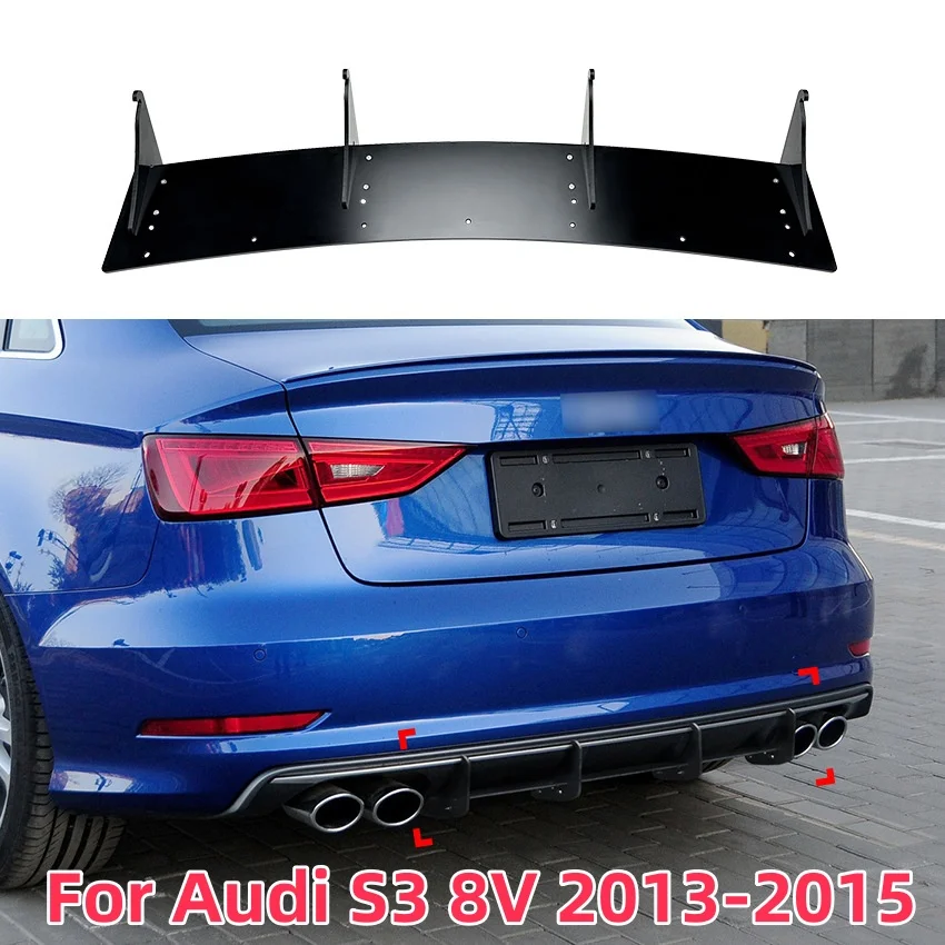 For Audi S3 8V 2013-2015 sedan rear bumper lower lip spoiler decoration Accessories Auto Exterior Modification Parts Car-style
For Audi S3 8V 2013-2015 sedan rear bumper lower lip spoiler decoration Accessories Auto Exterior Modification Parts Car-style