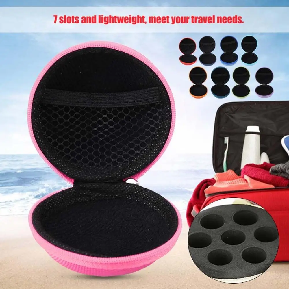 1Pc Portable Essential Oil Case 7 Bottles Perfume Oil Bag Essential Oil Box Travel Organizer Carrying Holder Storage Bag
1Pc Portable Essential Oil Case 7 Bottles Perfume Oil Bag Essential Oil Box Travel Organizer Carrying Holder Storage Bag