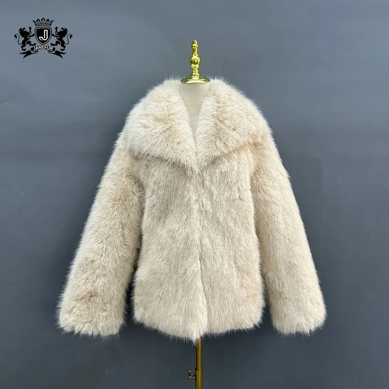 Women Winter Faux Fur Jacket For Women Loose Stand Collar Long Sleeve Coat Autumn Winter Chic Fluffy Female Outerwear
Women Winter Faux Fur Jacket For Women Loose Stand Collar Long Sleeve Coat Autumn Winter Chic Fluffy Female Outerwear