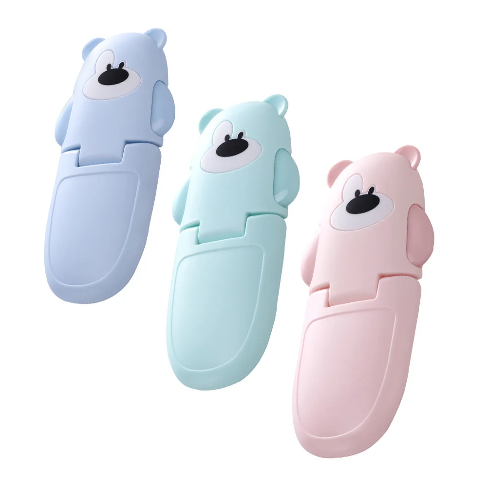 3 Pcs Safety Locks Cartoon Bear Anti-pinch Cabinet Door Window Childproof Latches Green Blue Pink 90 Degree Easy Open
3 Pcs Safety Locks Cartoon Bear Anti-pinch Cabinet Door Window Childproof Latches Green Blue Pink 90 Degree Easy Open