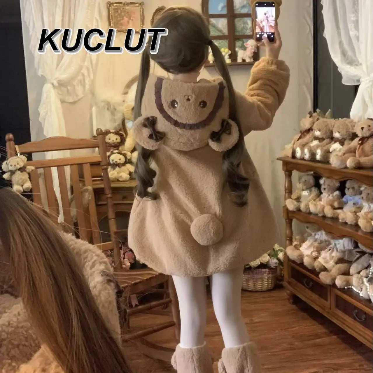 Casual Warm Jackets Femme 2025 New Origina Sweet Cute Elegant Lolita Style Hooded Coat Winter Warm Loose Coats for Women
Casual Warm Jackets Femme 2025 New Origina Sweet Cute Elegant Lolita Style Hooded Coat Winter Warm Loose Coats for Women