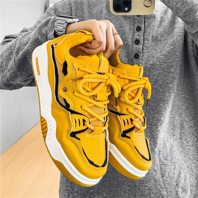 Fashion Men Athletic Casual Shoes Lace Up Round Toe Lightweight Breathable Anti Slip Thick Sole Outdoor Workout Travel Neakers
Fashion Men Athletic Casual Shoes Lace Up Round Toe Lightweight Breathable Anti Slip Thick Sole Outdoor Workout Travel Neakers
