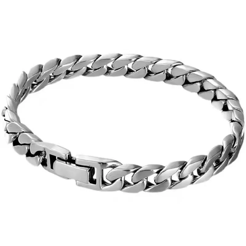Minimalist Cuban Link Bracelet Trendy Personalized Versatile Bangle for Men Punk Hip-hop Bracelets for Casual Daily Wear
Minimalist Cuban Link Bracelet Trendy Personalized Versatile Bangle for Men Punk Hip-hop Bracelets for Casual Daily Wear