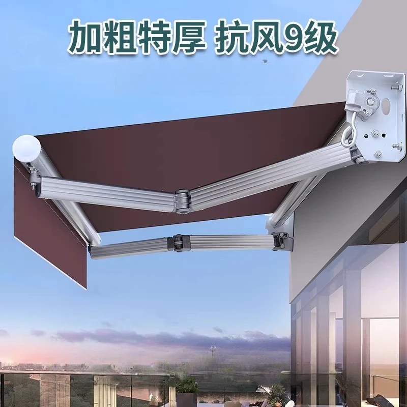 Awning outdoor shrink folding telescopic electric hand crank facade sun protection rain shelter patio balcony tent
Awning outdoor shrink folding telescopic electric hand crank facade sun protection rain shelter patio balcony tent