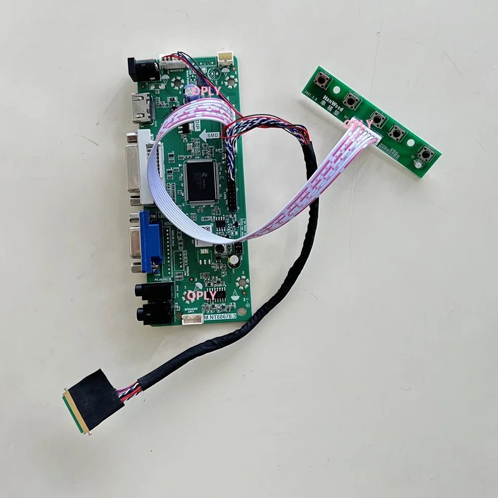 Controller board HDMI-compatible DVI VGA for N101LGE-L11 N101LGE-L02 N101LGE-L21 N101LGE-L31 N101LGE-L41 1024X600 LED panel 10.1
Controller board HDMI-compatible DVI VGA for N101LGE-L11 N101LGE-L02 N101LGE-L21 N101LGE-L31 N101LGE-L41 1024X600 LED panel 10.1