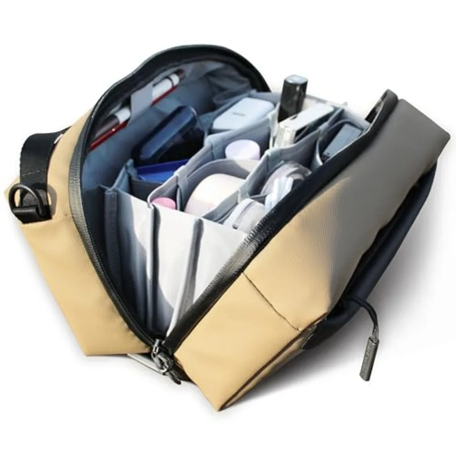 Alex T1 Large Storage Electronics Organizer - YKK Water Resistant Travel Accessories Sling Bag EDC Makeup Bag Organizer for Cab
Alex T1 Large Storage Electronics Organizer - YKK Water Resistant Travel Accessories Sling Bag EDC Makeup Bag Organizer for Cab