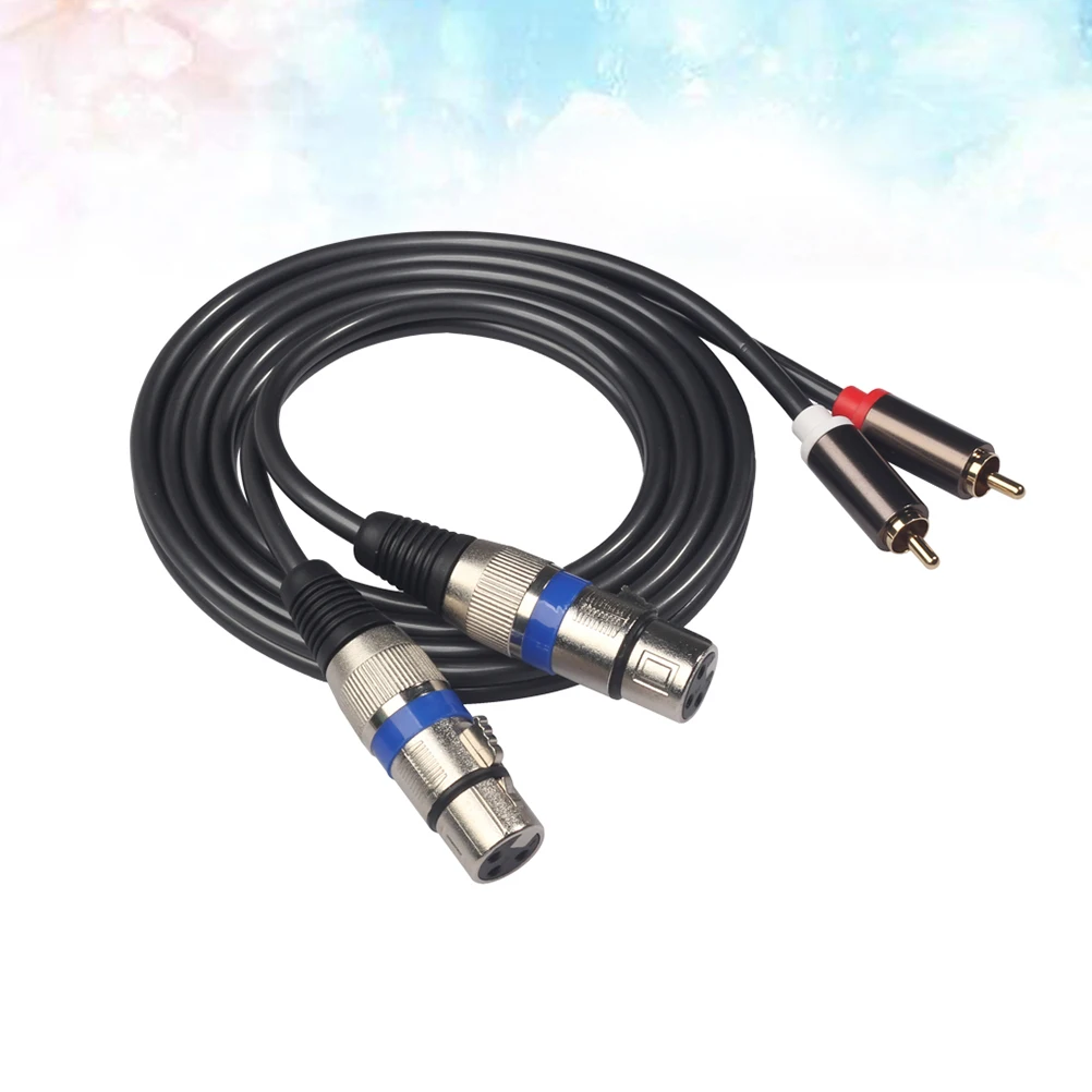 Dual Male to Dual XLR Male Audio Cable Signal Patch Adapter High Definition Audio Line for Headphone System
Dual Male to Dual XLR Male Audio Cable Signal Patch Adapter High Definition Audio Line for Headphone System