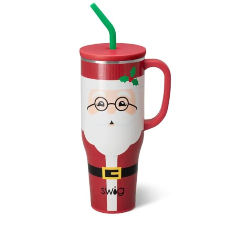 40oz Mega Mug, 40oz Tumbler with Handle and Straw, Extra Large Insulated Tumblers, Cup Holder Friendly Travel Mug Mr Claus
40oz Mega Mug, 40oz Tumbler with Handle and Straw, Extra Large Insulated Tumblers, Cup Holder Friendly Travel Mug Mr Claus