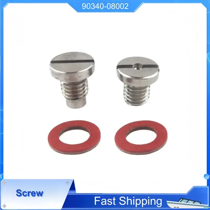 90340-08002-00 Straight Screw Plug Kit For Yamaha Outboard Engine F9.9 To 300HP Magnetic And Non-Magnetic Screw
90340-08002-00 Straight Screw Plug Kit For Yamaha Outboard Engine F9.9 To 300HP Magnetic And Non-Magnetic Screw