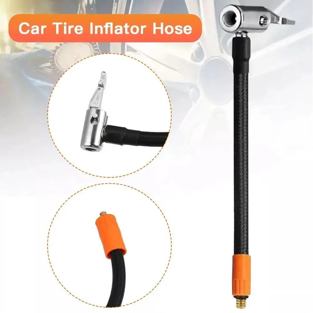 40cm For M6 Locking Air Chuck Air Hose Standard Tire Valve Fine Thread Inflation Hose Adapter Motorcycle Tire Maintenance Tool
40cm For M6 Locking Air Chuck Air Hose Standard Tire Valve Fine Thread Inflation Hose Adapter Motorcycle Tire Maintenance Tool