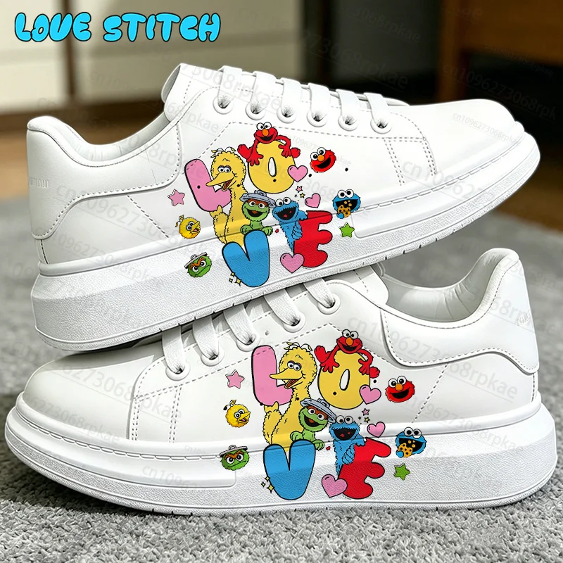 Sesame Street Selection Adult Casual Shoes Man Woman 3D Print Fashion Lace Up White Lightweight Shoes Size 35-44 in Stock
Sesame Street Selection Adult Casual Shoes Man Woman 3D Print Fashion Lace Up White Lightweight Shoes Size 35-44 in Stock