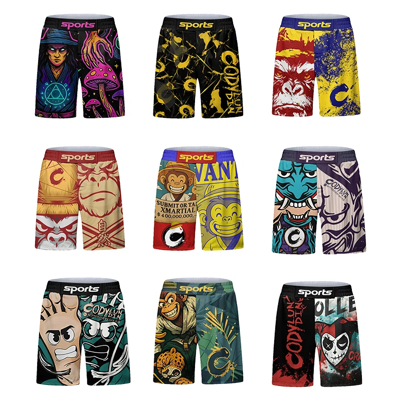 Cody Lundin MMA Shorts Tiger Lion Printing Men Sports Fitness Breathable Kickboxing Grappling Pants Quick Dry Martial Arts Wear
Cody Lundin MMA Shorts Tiger Lion Printing Men Sports Fitness Breathable Kickboxing Grappling Pants Quick Dry Martial Arts Wear