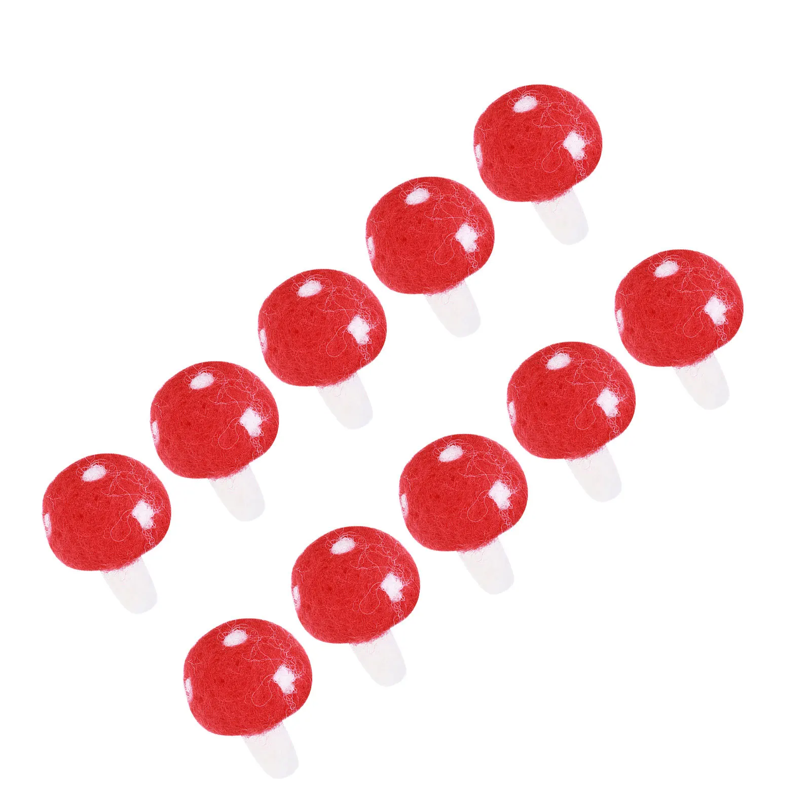 10pcs Mushroom Decoration Mini Craft Accessory For Diy Home Decor Small Ornament Felt Brooch Making Kit Lightweight Practical
10pcs Mushroom Decoration Mini Craft Accessory For Diy Home Decor Small Ornament Felt Brooch Making Kit Lightweight Practical