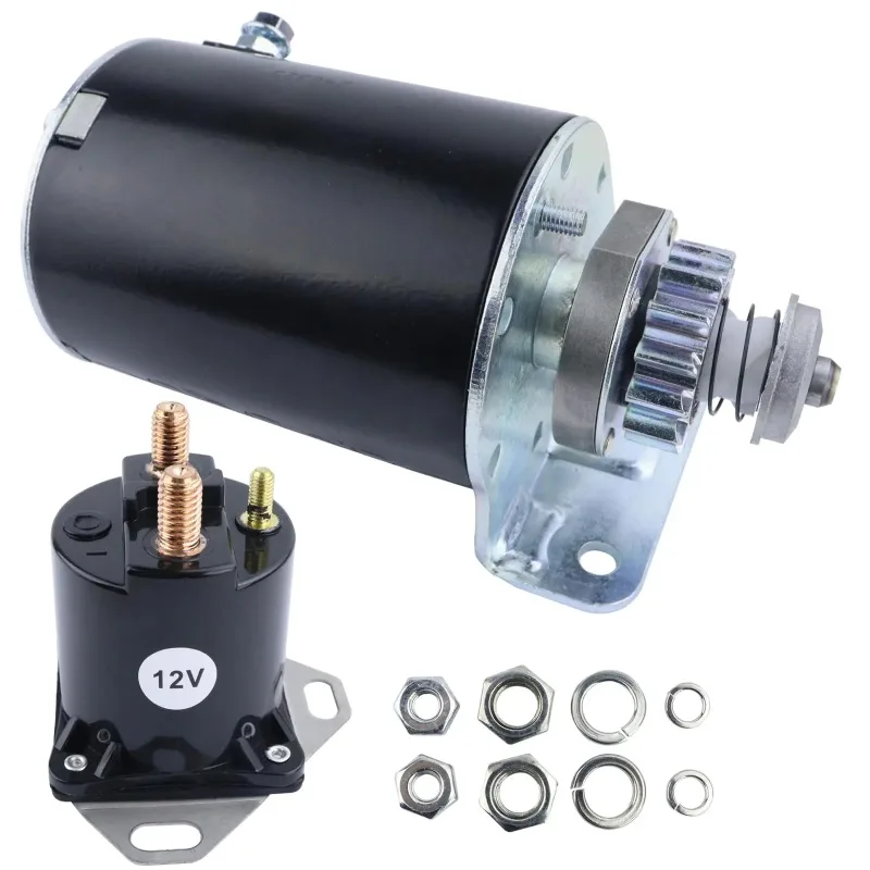 Starter Motor & Solenoid Relay for Cub Cadet Zero Turn Z-Force 42 2004, 593934 693551 LG693551 BS693551 SE501848 030221
Starter Motor & Solenoid Relay for Cub Cadet Zero Turn Z-Force 42 2004, 593934 693551 LG693551 BS693551 SE501848 030221