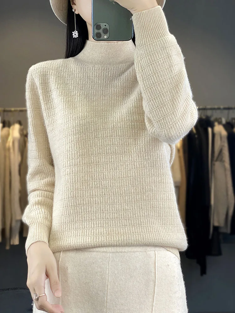 Thiened шерстяной вязаный свитер женский Crew Ne oulder Drop Sve трикотаж зимний базовый слой irt f с высоким воротником
Thiened шерстяной вязаный свитер женский Crew Ne oulder Drop Sve трикотаж зимний базовый слой irt f с высоким воротником