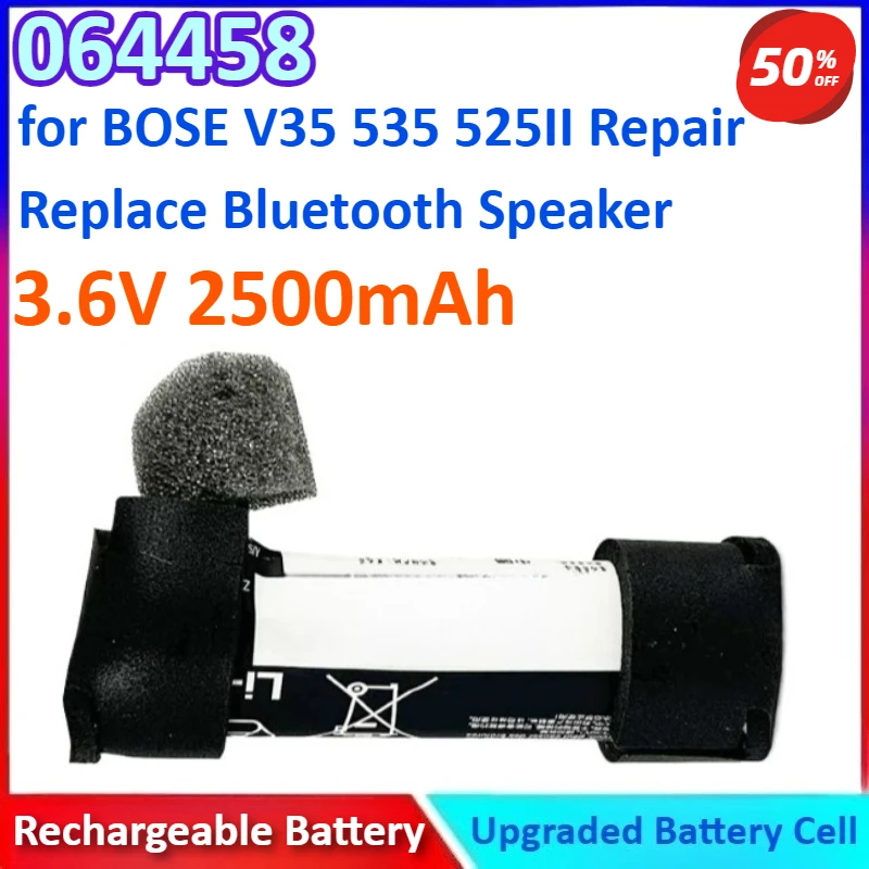 064454 064451 064458 Новая аккумуляторная батарея 3,6 В 2500 мАч для BOSE V35 535 525II 520II T20 Ремонт Замена Bluetooth-динамика
064454 064451 064458 Новая аккумуляторная батарея 3,6 В 2500 мАч для BOSE V35 535 525II 520II T20 Ремонт Замена Bluetooth-динамика