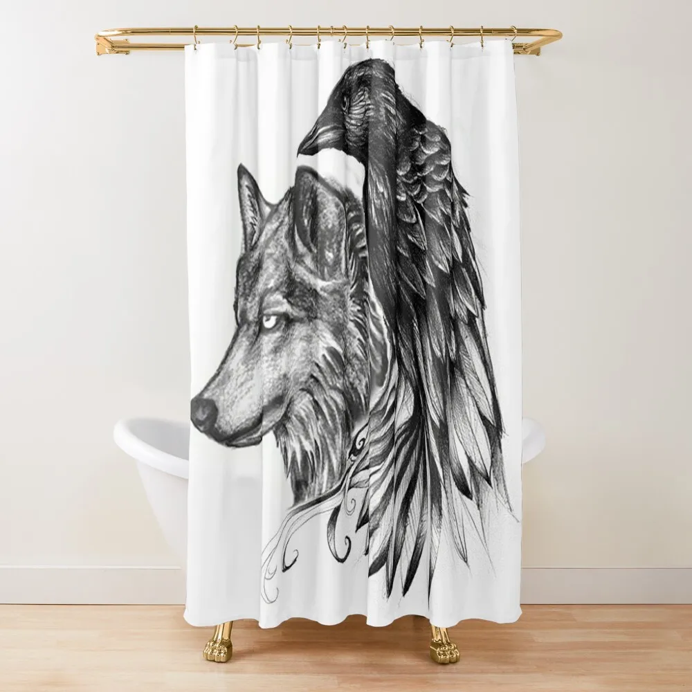 WOLF AND CROW Shower Curtain Waterproof Bathroom Shower Anime Bathroom Bathroom Accessorys Toilet Accessories Curtain
WOLF AND CROW Shower Curtain Waterproof Bathroom Shower Anime Bathroom Bathroom Accessorys Toilet Accessories Curtain