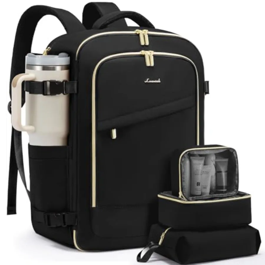 Travel Backpack for Women, Carry On Backpack for Airplanes, Personal Item Bag for Airlines Fits 17 inch Laptop, TSA Approved Lu
Travel Backpack for Women, Carry On Backpack for Airplanes, Personal Item Bag for Airlines Fits 17 inch Laptop, TSA Approved Lu