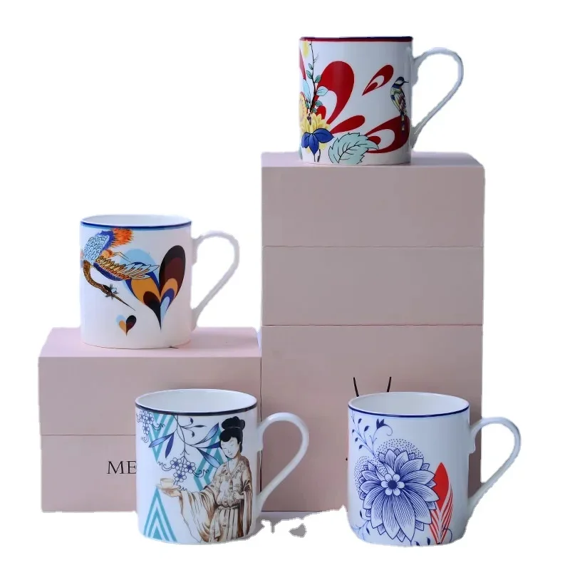 European-Style Bone China Mug Milk M Sen Pasteup Series Ceramic Cup Scented Tea Cup Water Cup Couple's s Tea
European-Style Bone China Mug Milk M Sen Pasteup Series Ceramic Cup Scented Tea Cup Water Cup Couple's s Tea