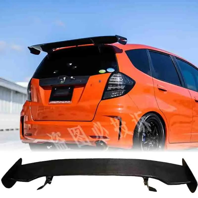 For Honda Fit Jazz 2008-2013 GK5 GE8 High quality carbon fiber tailgate trim rear spoiler automotive accessories FRP GT style
For Honda Fit Jazz 2008-2013 GK5 GE8 High quality carbon fiber tailgate trim rear spoiler automotive accessories FRP GT style