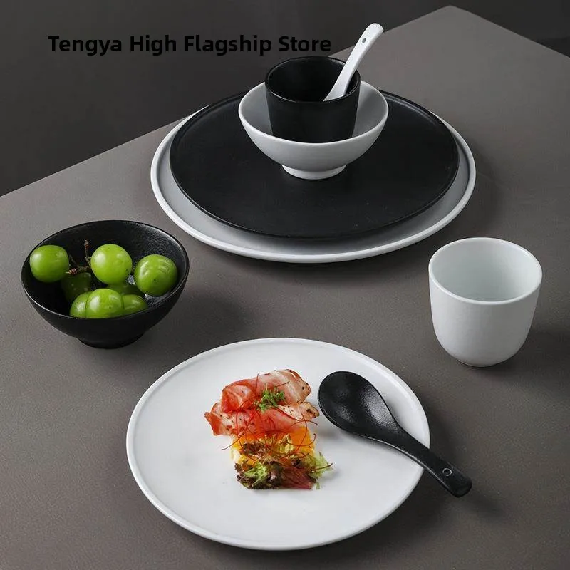 Nordic Style Ceramic Dining Set for Restaurant Hotel Home Use Bowl Plate Cup Spoon Combination round Shape Dinnerware Set
Nordic Style Ceramic Dining Set for Restaurant Hotel Home Use Bowl Plate Cup Spoon Combination round Shape Dinnerware Set