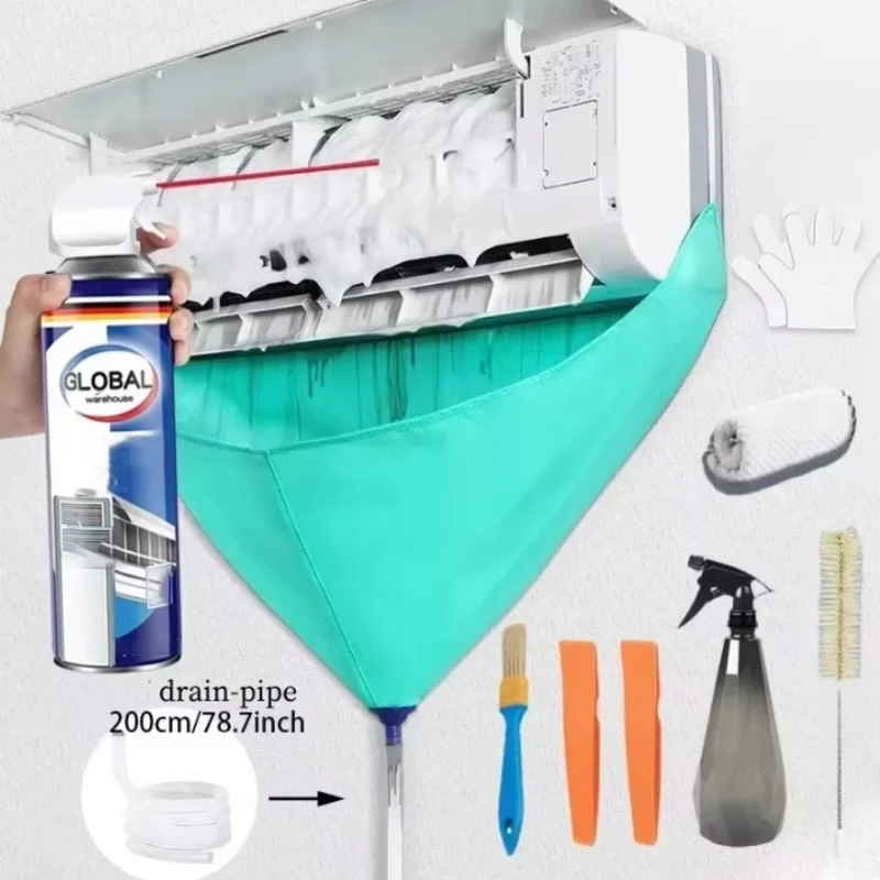 1/6/8pcs Air Conditioner Cleaning Bag Kit Leak-proof Conditioning Cover With Drain Water Pipe Full Set Dust Elimination Tools
1/6/8pcs Air Conditioner Cleaning Bag Kit Leak-proof Conditioning Cover With Drain Water Pipe Full Set Dust Elimination Tools