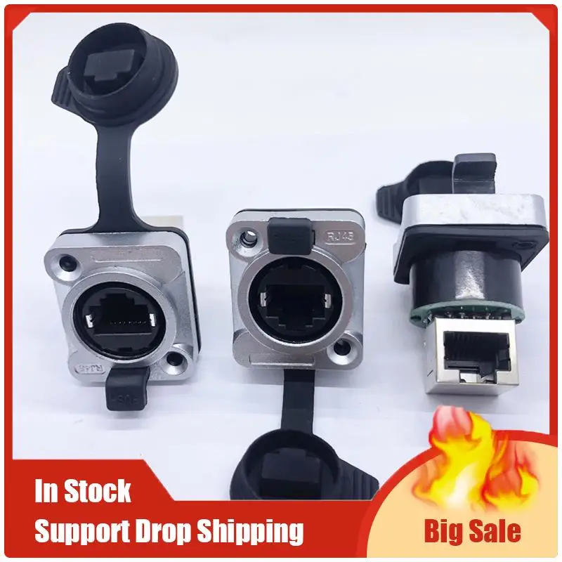 A70U New 10PCS Ethernet Rj45 Chassis Socket NE8FDP Ethernet Pass Through Connector IP65 Waterproof
A70U New 10PCS Ethernet Rj45 Chassis Socket NE8FDP Ethernet Pass Through Connector IP65 Waterproof