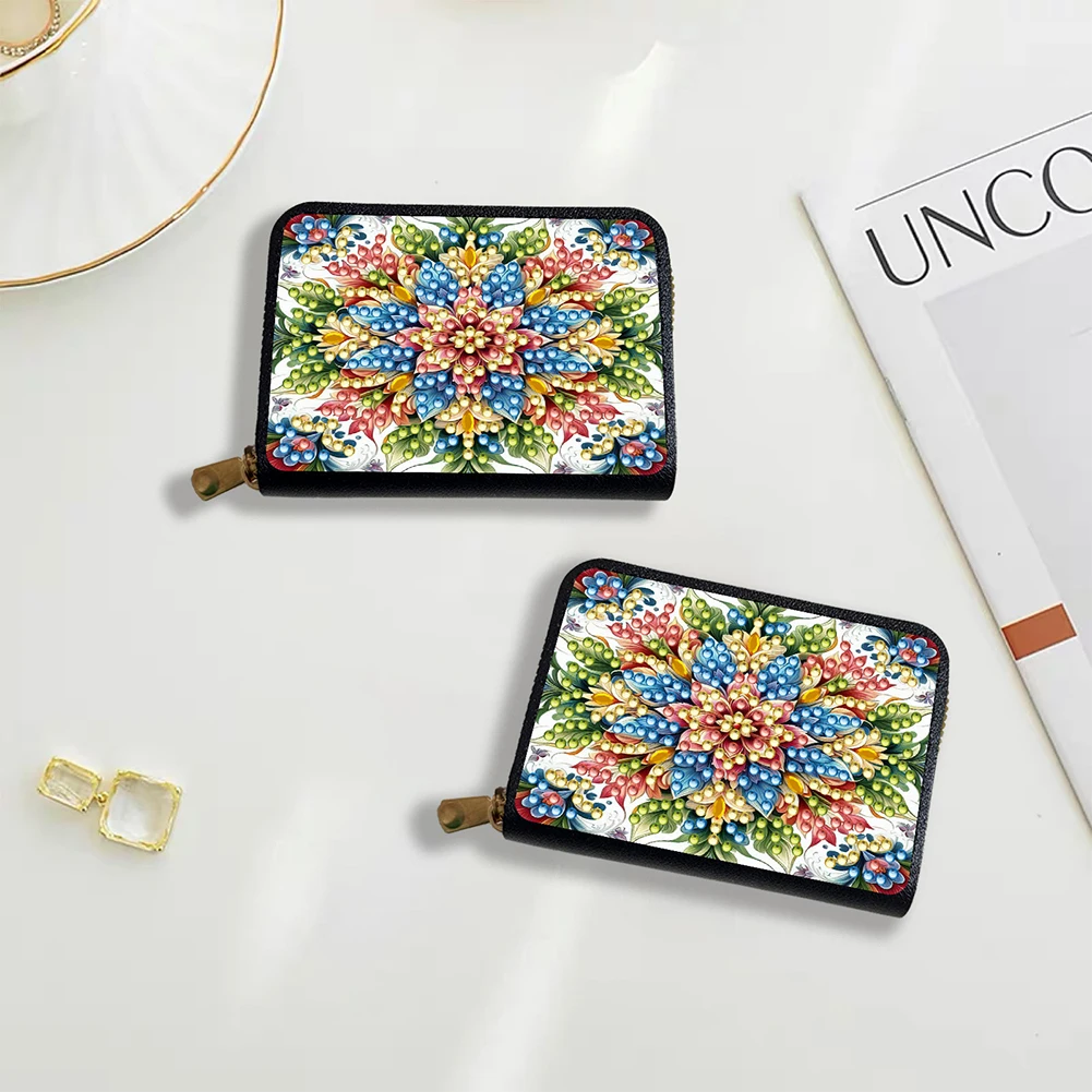 Mandala DIY Diamond Painting Fashion Card Holder Coin Purse Gift for Friends
Mandala DIY Diamond Painting Fashion Card Holder Coin Purse Gift for Friends