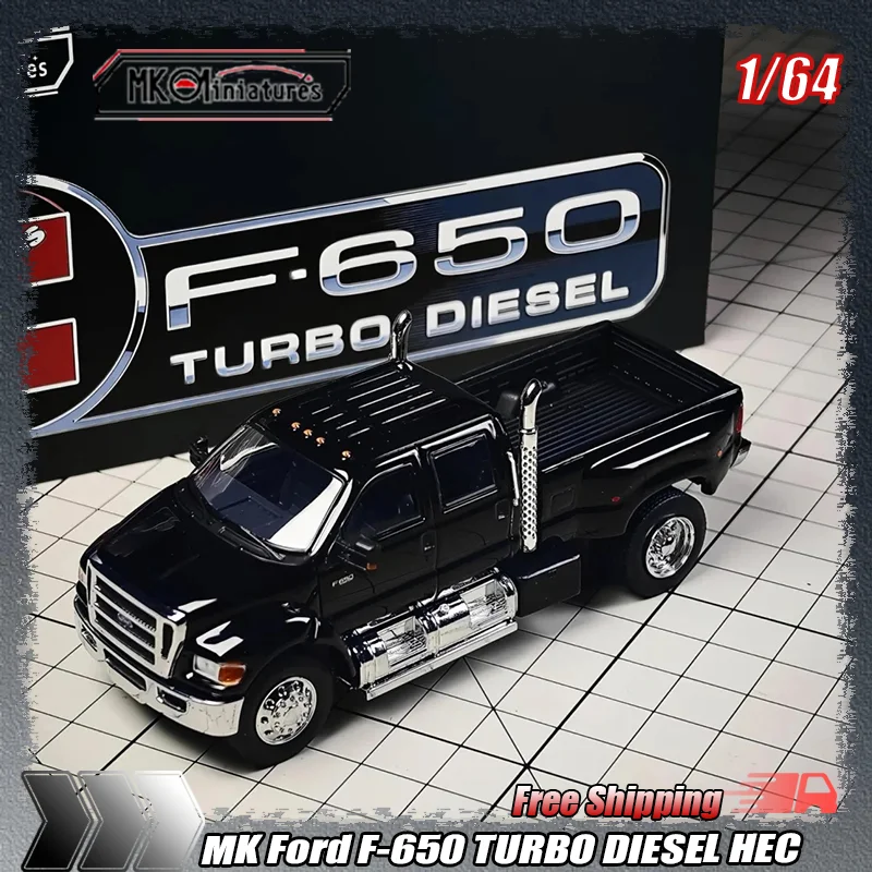 New Mk 1:64 Ford F-650 Turbo Diesel Pickup Truck Hec Limited Simulation Alloy Die-Cast Car Model Collectible Hobby Display Gifts
New Mk 1:64 Ford F-650 Turbo Diesel Pickup Truck Hec Limited Simulation Alloy Die-Cast Car Model Collectible Hobby Display Gifts