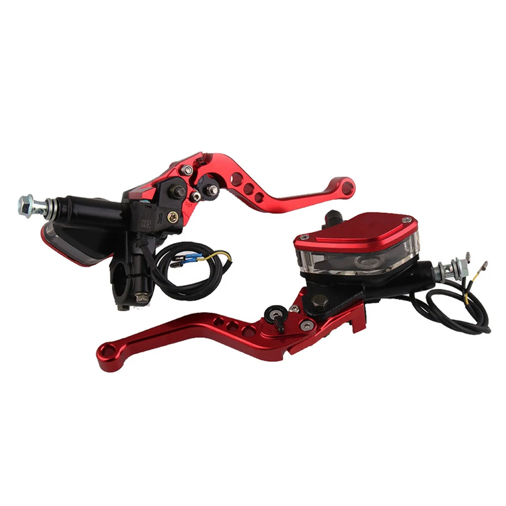 7/8" 22mm CNC Motorcycle Dual Hydraulic Brake Clutch Master Cylinder Reservoir Lever Fit 50cc-300cc Sport Bike Street Bike Pair
7/8" 22mm CNC Motorcycle Dual Hydraulic Brake Clutch Master Cylinder Reservoir Lever Fit 50cc-300cc Sport Bike Street Bike Pair