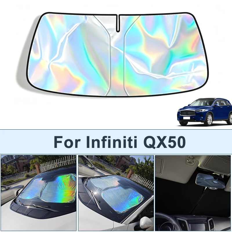Foldable Front Windshield Sun Shade For Infiniti QX50 UV Reflective Sun Protection Cover Car Interior Accessories
Foldable Front Windshield Sun Shade For Infiniti QX50 UV Reflective Sun Protection Cover Car Interior Accessories