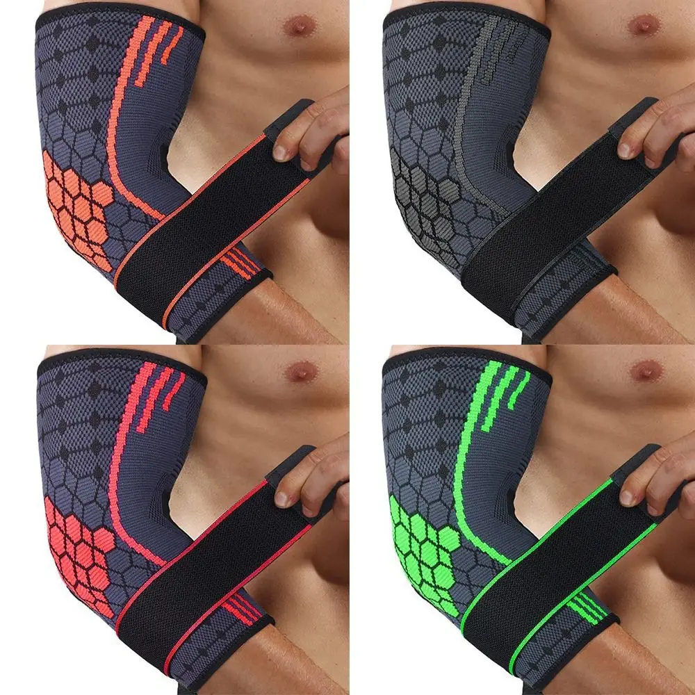 Durable Nylon Elbow Support Elastic Breathable Arm Sleeve Black Blue Red Elbow Brace Unisex
Durable Nylon Elbow Support Elastic Breathable Arm Sleeve Black Blue Red Elbow Brace Unisex
