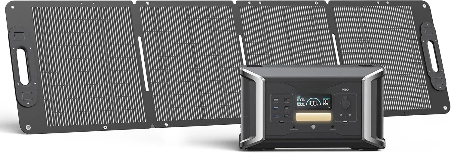 DBS1000Pro Solar Generator 2000W/1024Wh | Expandable to 4400W 10.2kWh | 1200W Max Solar Charging & EV Semi-Solid LiFePO
DBS1000Pro Solar Generator 2000W/1024Wh | Expandable to 4400W 10.2kWh | 1200W Max Solar Charging & EV Semi-Solid LiFePO