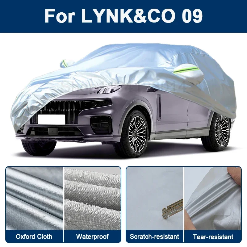 Outdoor Full Car Cover For LYNK&CO 09 with Reflective Strips Waterproof Snowproof Dustproof UV Protection Exterior Accessories
Outdoor Full Car Cover For LYNK&CO 09 with Reflective Strips Waterproof Snowproof Dustproof UV Protection Exterior Accessories