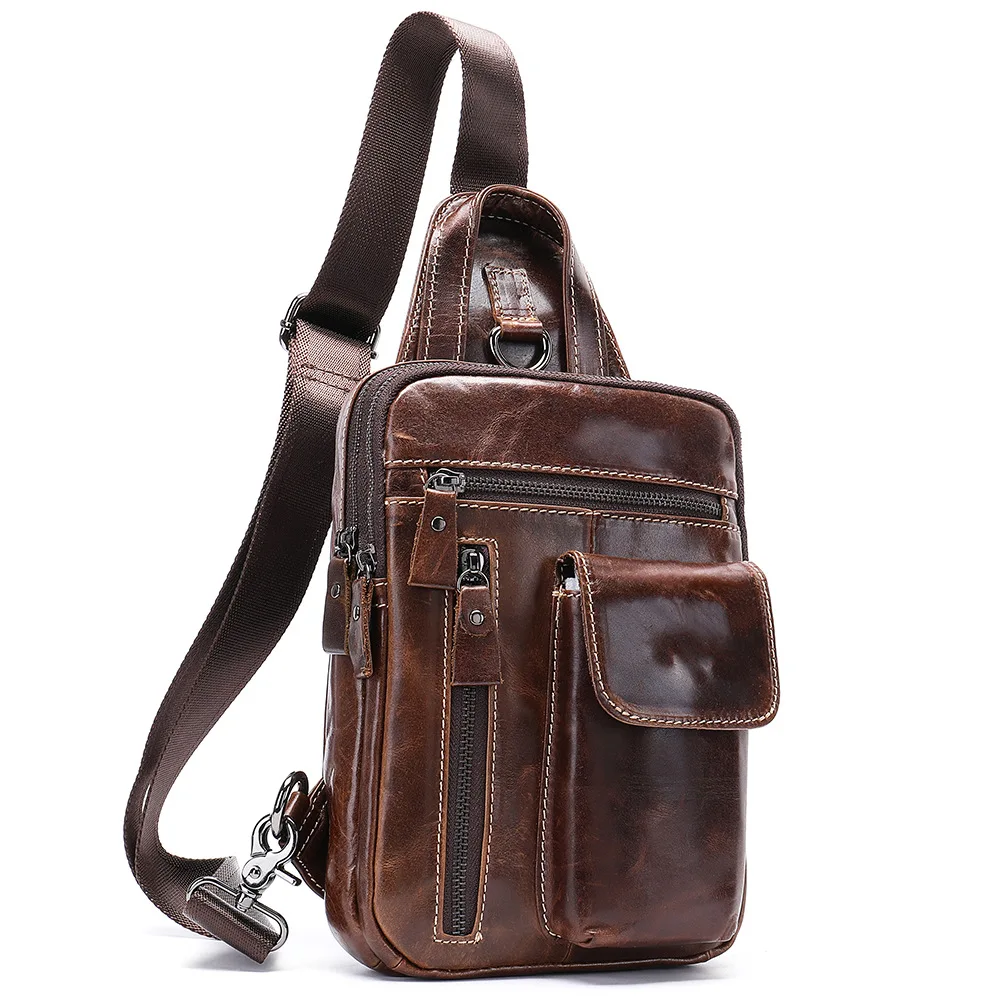 Мужские нагрудные рюкзаки на плечо, сумка-мессенджер из натуральной яловой кожи, мужские мягкие мужские классические маленькие дорожные сумки на молнии
Мужские нагрудные рюкзаки на плечо, сумка-мессенджер из натуральной яловой кожи, мужские мягкие мужские классические маленькие дорожные сумки на молнии