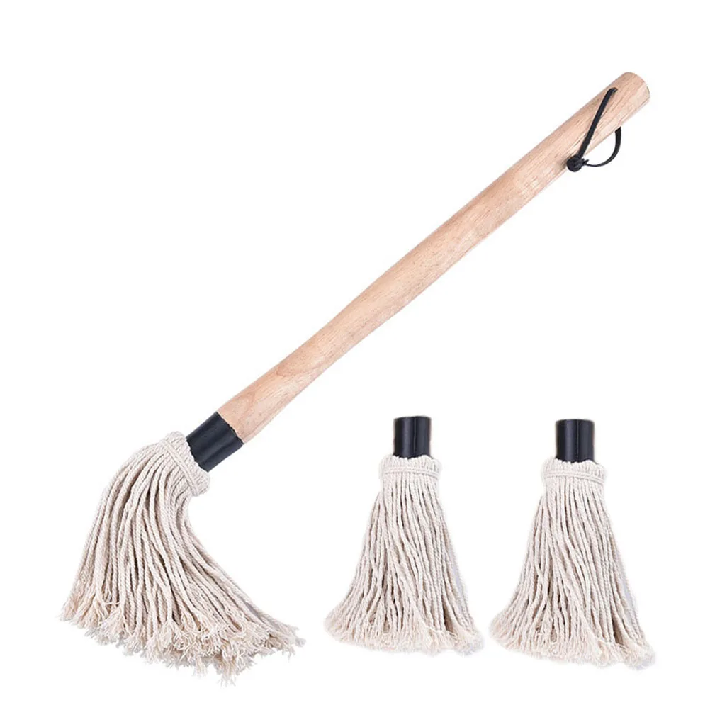 19 Inch BBQ Brush Cotton Thread Basting Sauce Wooden Handle Cleaning Tools Barbecue Grill Meat Cooking Oil Brushes
19 Inch BBQ Brush Cotton Thread Basting Sauce Wooden Handle Cleaning Tools Barbecue Grill Meat Cooking Oil Brushes