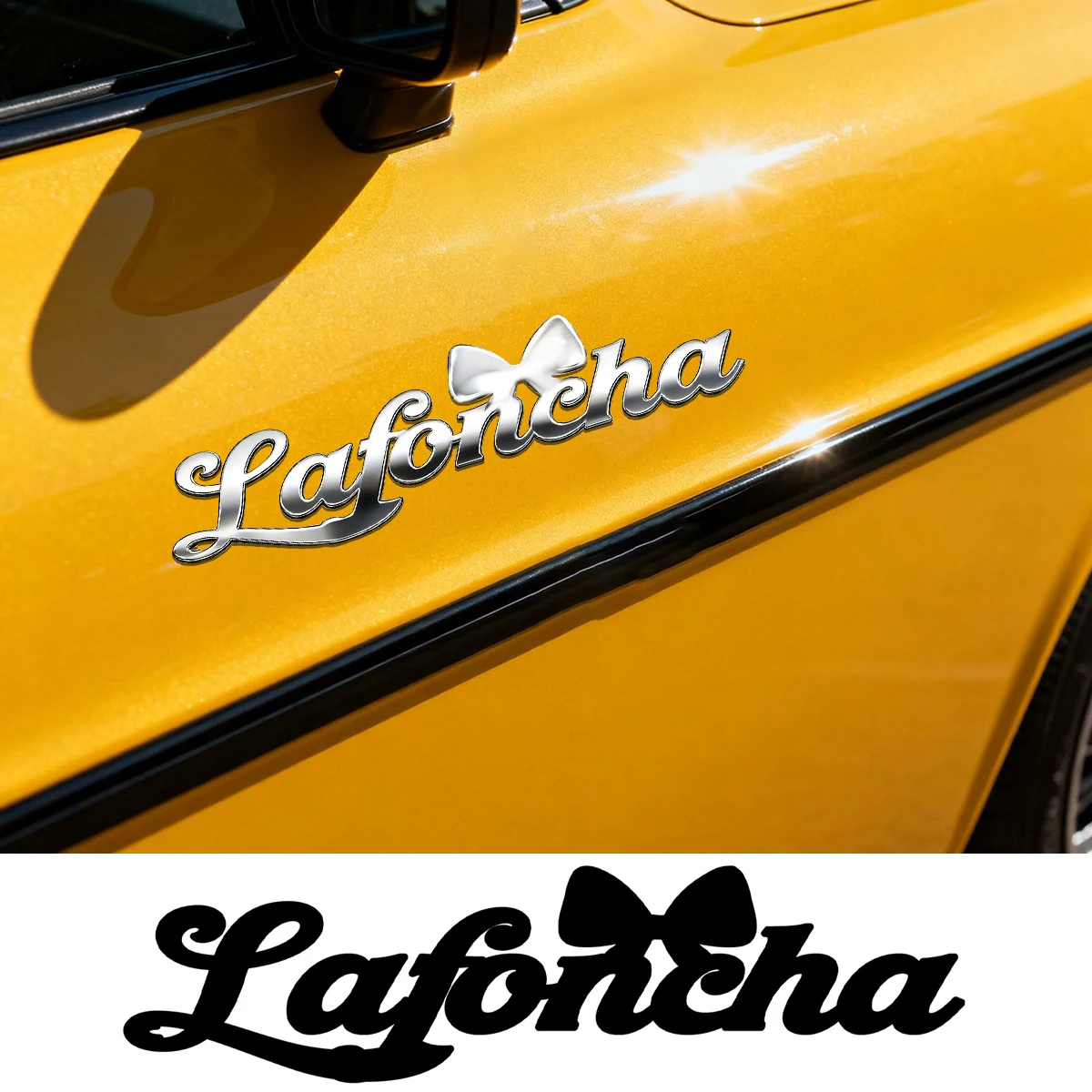 Sweet Butterfly Knot Metal Stickers Custom Logo Applicable to Car Trunk, Fender and Rear Bumper, 3D Stickers Badge Gifts for Her
Sweet Butterfly Knot Metal Stickers Custom Logo Applicable to Car Trunk, Fender and Rear Bumper, 3D Stickers Badge Gifts for Her