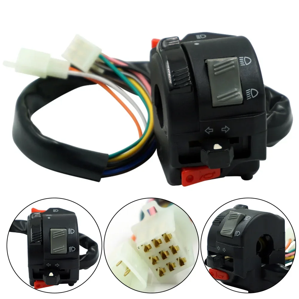 Handlebar Control Motorcycle Control Switch For Motorcycle Upgrade Black Color Direct Replacement Easy Installation
Handlebar Control Motorcycle Control Switch For Motorcycle Upgrade Black Color Direct Replacement Easy Installation