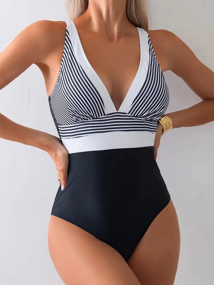 Vzvn Sexy Sportswear for Women Fashion Vintage Sleeveless Swim Striped V Neck Backless 2026 New Spring Summer One Piece Suits
Vzvn Sexy Sportswear for Women Fashion Vintage Sleeveless Swim Striped V Neck Backless 2026 New Spring Summer One Piece Suits