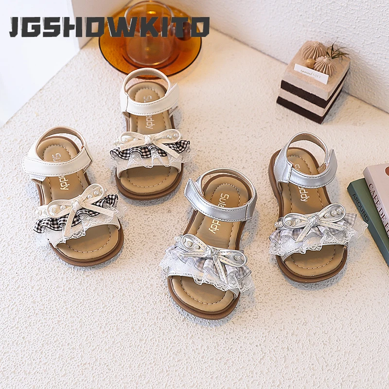 JGSHOWKITO Summer Girl Lace Flat Sandals Pleated Ruffled Edge Kids School Princess Shoes Non-slip Children Open-toe Beach Sandal
JGSHOWKITO Summer Girl Lace Flat Sandals Pleated Ruffled Edge Kids School Princess Shoes Non-slip Children Open-toe Beach Sandal
