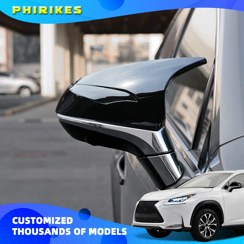 Side Wing Rearview Mirror Cover For Lexus NX RX NX200 RX300 450h 2016-2024 Black Cap Sticker Trim Mirror Shell
Side Wing Rearview Mirror Cover For Lexus NX RX NX200 RX300 450h 2016-2024 Black Cap Sticker Trim Mirror Shell