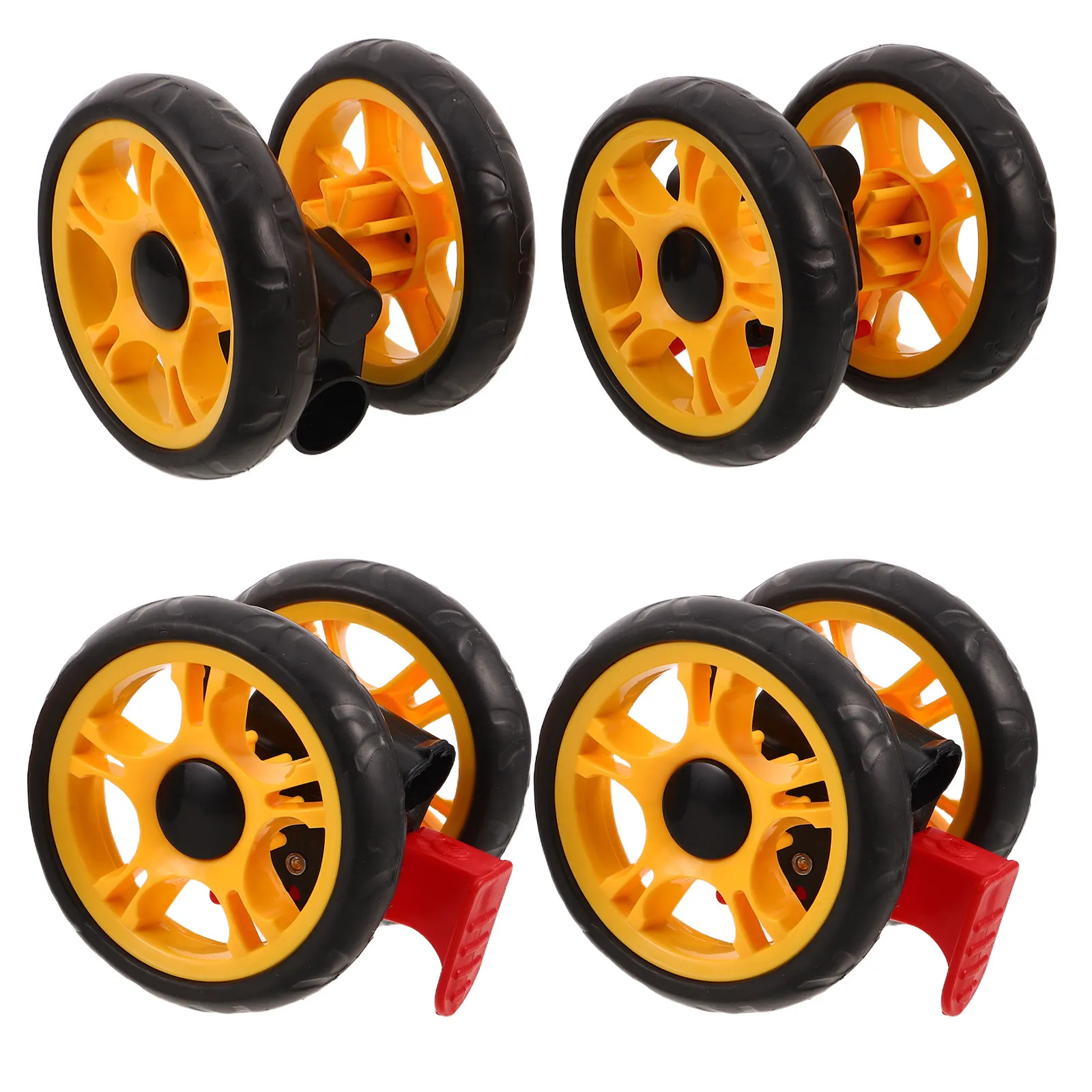 4Pcs Stroller Swivel Wheel Set Plastic Brake Replacement 12Cm Front Rear Pulley Baby Cart Wheel Accessories Pet Cart Parts
4Pcs Stroller Swivel Wheel Set Plastic Brake Replacement 12Cm Front Rear Pulley Baby Cart Wheel Accessories Pet Cart Parts