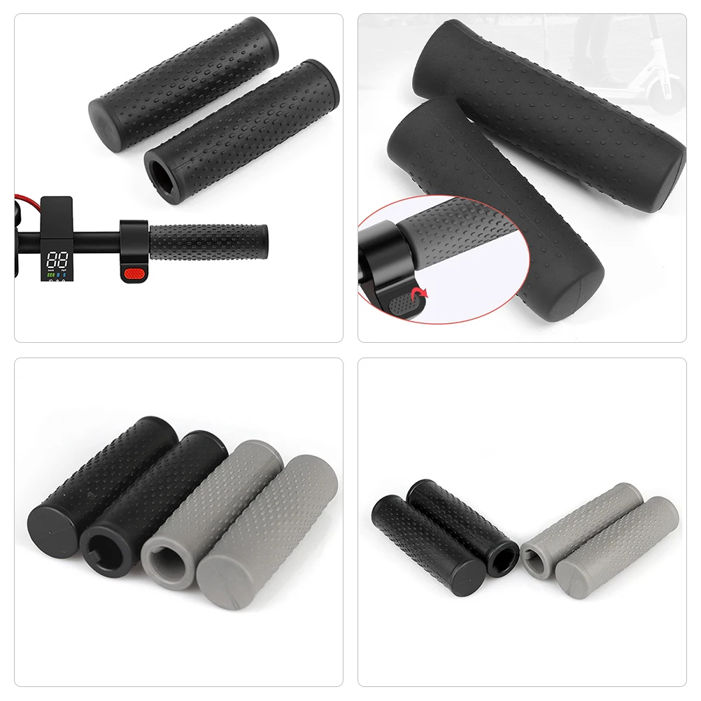 2pcs Black Silicone Rubber Handlebar Grips for Electric Scooter WearResistant ShockAbsorption AntiSkid
2pcs Black Silicone Rubber Handlebar Grips for Electric Scooter WearResistant ShockAbsorption AntiSkid