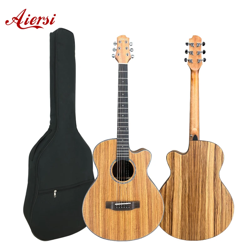 40 Inch Zebrawood Cutaway Acoustic Guitar Steel String Instrument Professional Folk Guitar For Beginner Student Practice
40 Inch Zebrawood Cutaway Acoustic Guitar Steel String Instrument Professional Folk Guitar For Beginner Student Practice