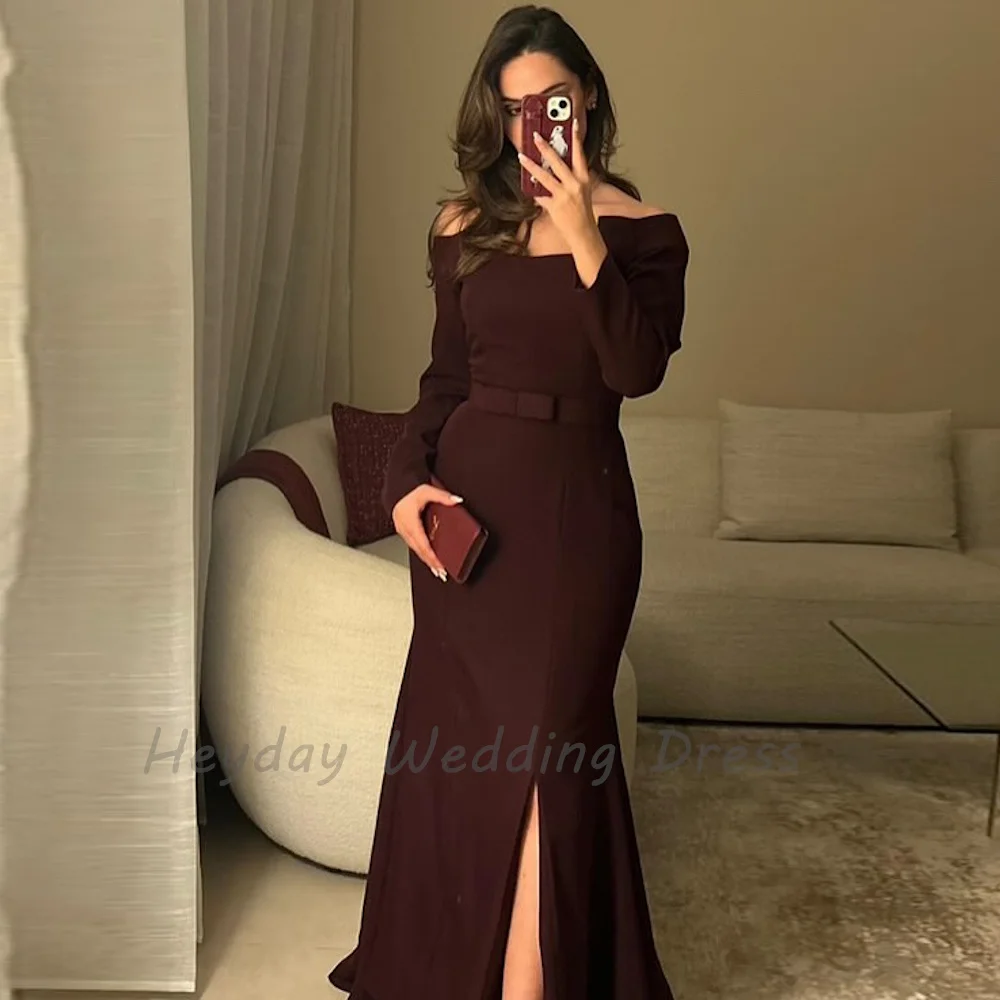 Heyday Pretty Dress Customized Off-the-shoulder Mermaid Sleeves Ruched Formal Evening Dress Floor Length Party Dress For Women
Heyday Pretty Dress Customized Off-the-shoulder Mermaid Sleeves Ruched Formal Evening Dress Floor Length Party Dress For Women