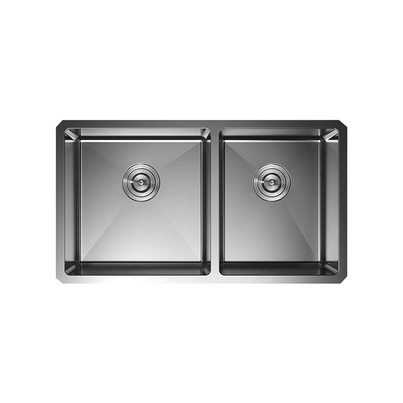 Wholesale 304 Stainless Steel Black Color Welded Square Undermount Double Bowl Kitchen Sink with Nano Surface
Wholesale 304 Stainless Steel Black Color Welded Square Undermount Double Bowl Kitchen Sink with Nano Surface