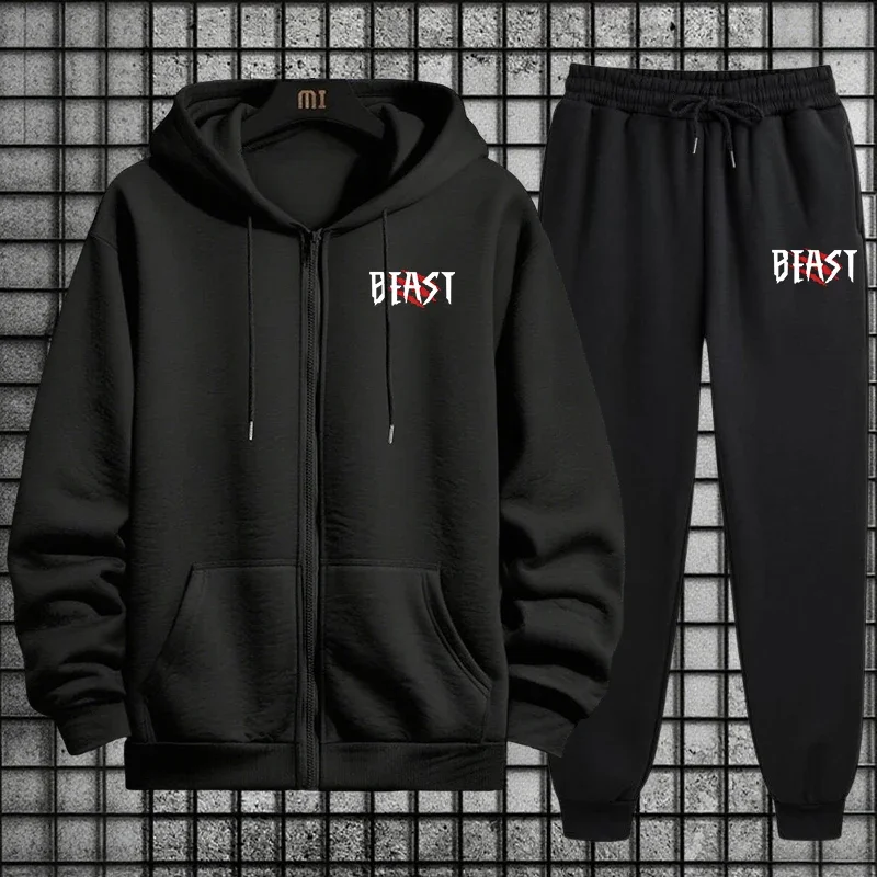Новинка 2023 года, мужской спортивный костюм, комплект из 2 предметов, толстовка на молнии и спортивные штаны, городская уличная одежда, осенне-зимняя спортивная одежда, модный комплект
Новинка 2023 года, мужской спортивный костюм, комплект из 2 предметов, толстовка на молнии и спортивные штаны, городская уличная одежда, осенне-зимняя спортивная одежда, модный комплект